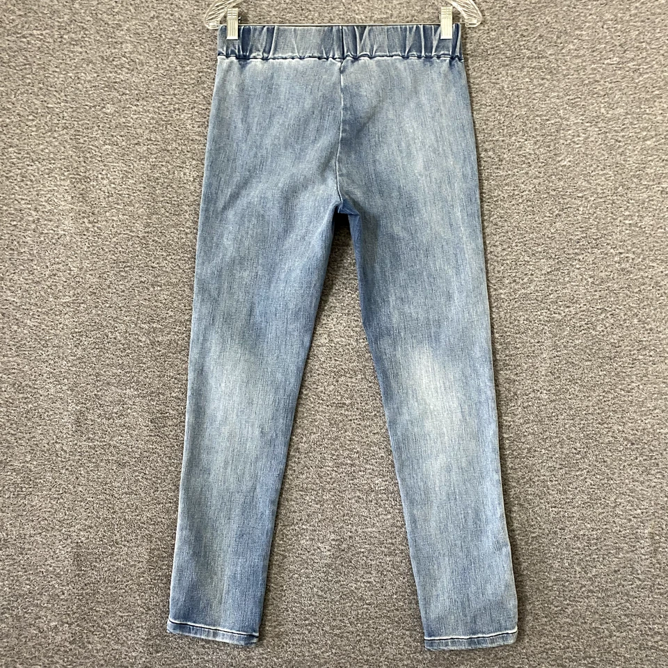 Soft Surroundings Women’s Size PXS Petite Light Wash Pull On Skinny Denim Pants - Image 2 of 4