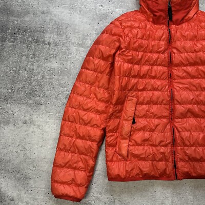 Stone Island 2016 Red Garment Dyed Puffer Jacket Men's Size M | eBay