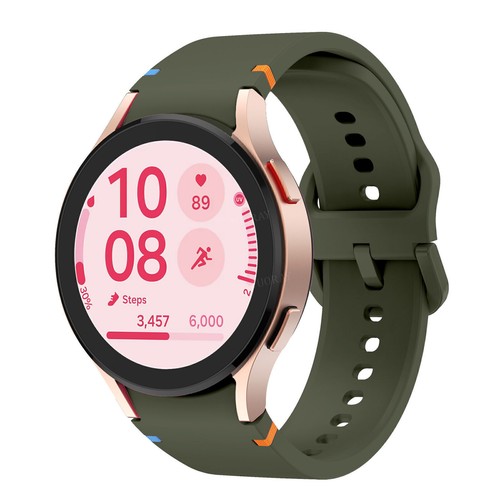 For Samsung Galaxy Watch 7 6 4 5 Pro Classic 45 40 44mm Silicone Soft Band Strap - Picture 55 of 84