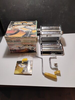 Deluxe Atlas Pasta Queen Machine Marcato for Himark Made in Italy