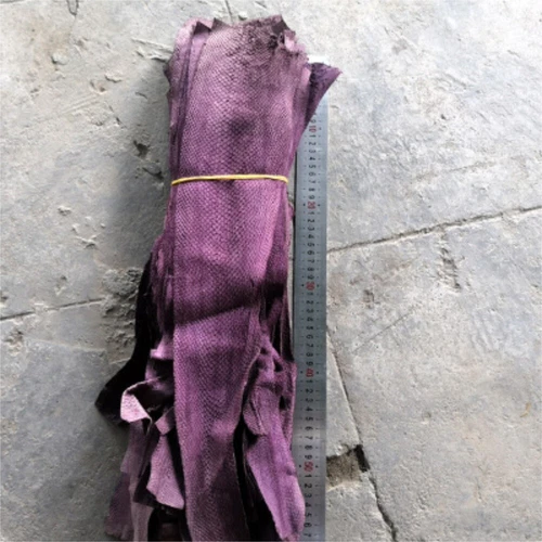 2xGenuine Salmon Fish Skin Leather Salmon Fish Hide Material Leather Craft Pelt - Picture 6 of 43