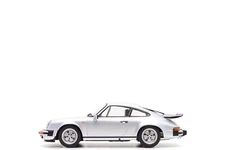 KK Scale 1:18 Porsche 911 Carrera 3.2 Coupe 25 Jahre in Silver Metallic