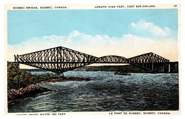 Quebec Bridge Quebec Canada EBay