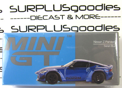 2024 Mini-GT Overseas Edition: Serian Blue NISSAN Z Pandem Item #MGT00778-L