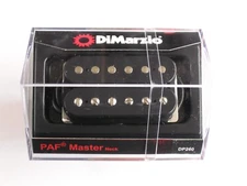 DiMarzio Regular Spaced PAF Master Neck Humbucker Black DP 260