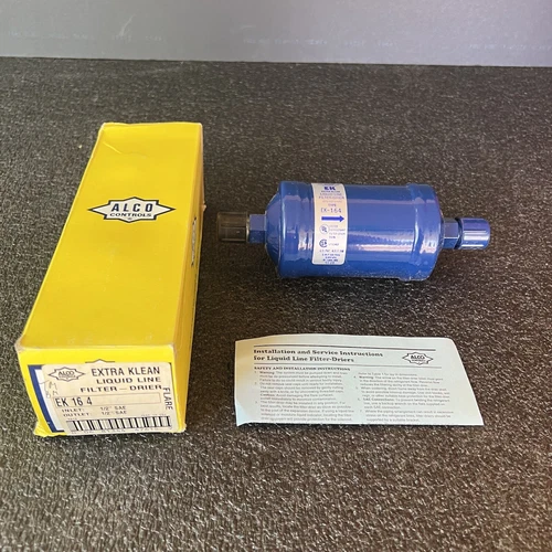 Alco Extra Klean Liquid Line Filter Drier EK16 4 Inlet 1/2" odf Outlet 1/2" odf