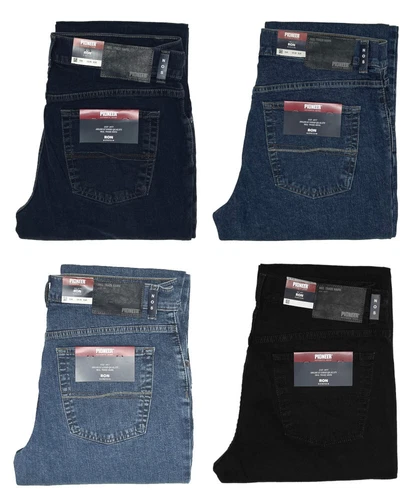 Pioneer Jeans RON 11441 Stretch Pants Blue Black Blue-Black Dark Blue 1st Choice