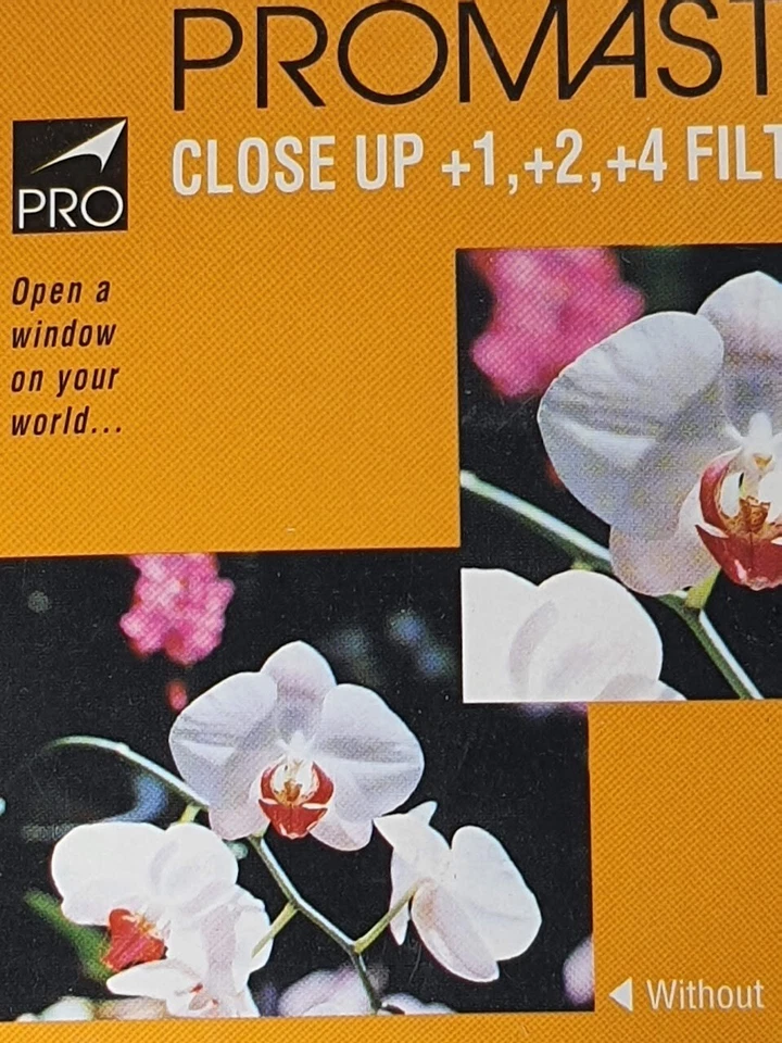 ProMaster 62mm Close-Up Lens Set +1 +2 +4 Glass Lens Filter Japan 62 mm E62 E-62 - Image 3 of 4