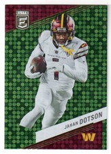 2023 Panini Donruss Elite #42 JAHAN DOTSON 'GREEN DISCO' CARD! COMMANDERS