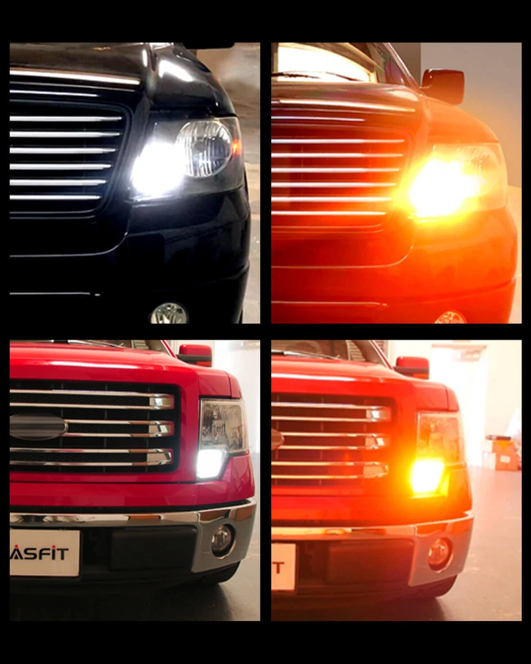 3157 Bombillas LED intermitentes delanteras sin hiper flash para Ford Explorer Focus Foto 2 de 4