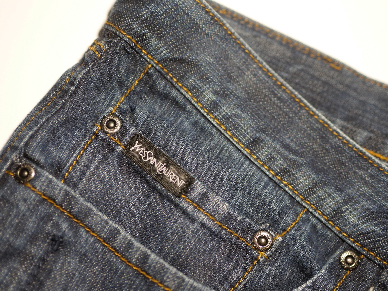 Pantalone uomo denim Yves Saint Laurent