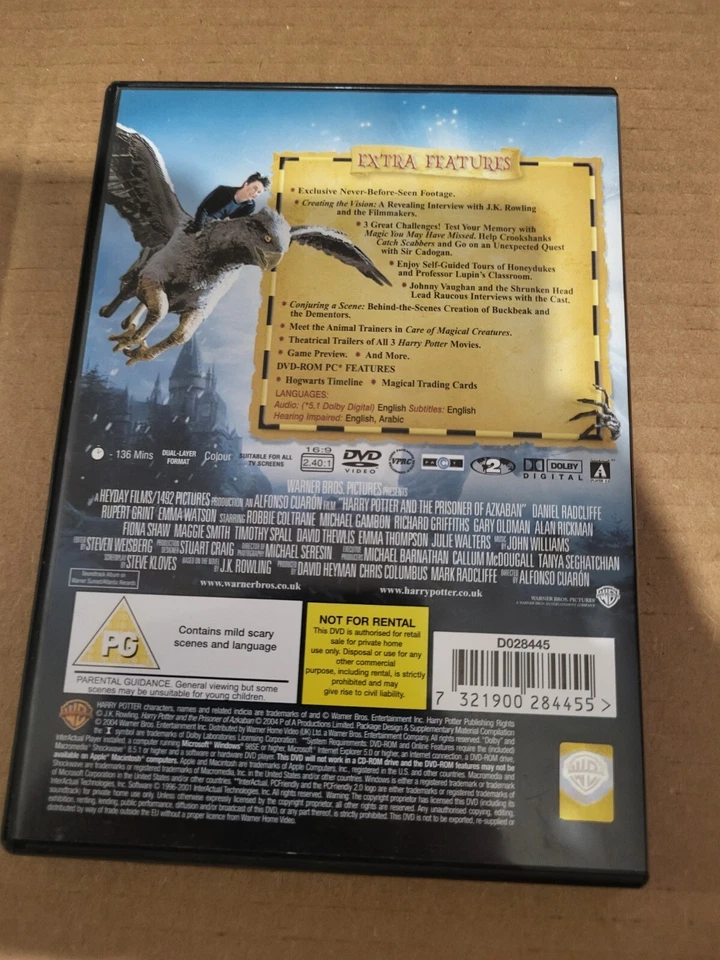 Harry Potter and the Prisoner of Azkaban DVD 2-Disc Set - Image 4 of 4