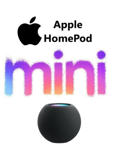 Cassa altoparlante Apple HomePod mini Space Grey MY5G2D/A Home Pod Siri - Photo 1/2