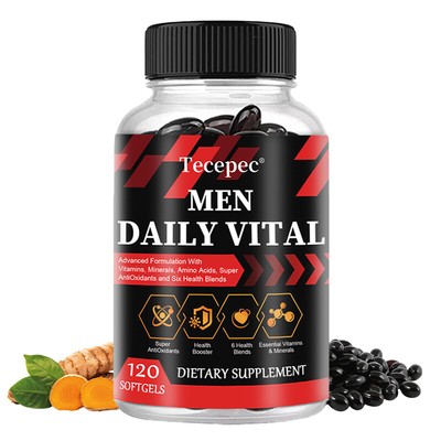 Men's Multivitamin Softgels- Daily Immune Support with Vitamins & Minerals