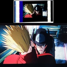 Trigun: Badlands Rumble Amelia & Vash Single Frame 35mm Memorial Film Cell Strip