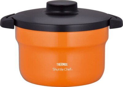Thermos Vacuum Thermal Cooker Shuttle Chef 2.8L Orange KBJ-3000