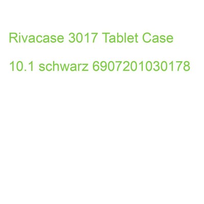 Rivacase 3017 Tablet Case 10.1 schwarz 6907201030178