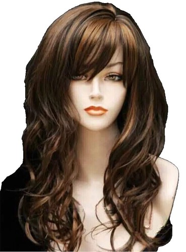 100% Modacrylic Fiber Made In Japan full wig with stand & BOX Wig Womens 100% Modacrylic Fiber Made in Japan Short Brown  main image 2