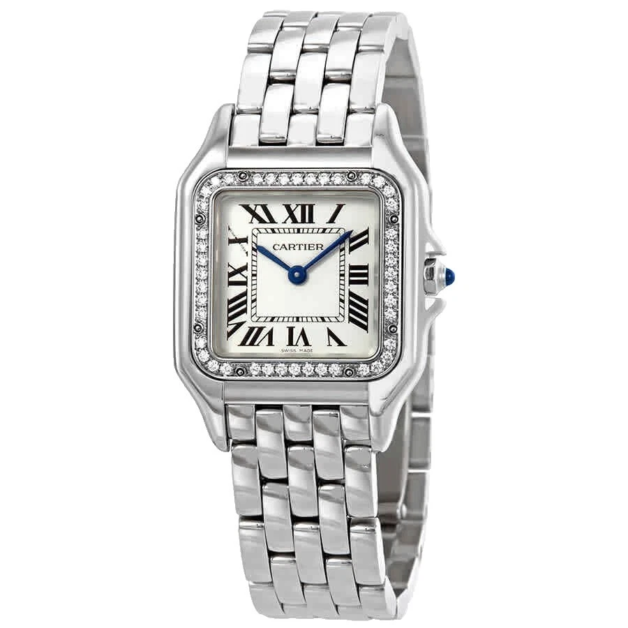 Caja de plata de lujo Cartier Relojes de pulsera