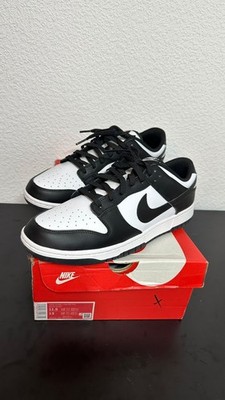 Nike Dunk Low Retro DD1391-100 Weiß Schwarz Panda Gr. 45,5 45 Sneaker Schuhe Neu