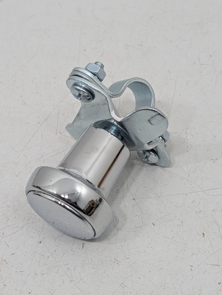 PERILLA DE DIRECCIÓN SUICIDA ACCESORIO CROMADO VINTAGE - Tractor, Rat Rod Hot Rod Usado Foto 3 de 4