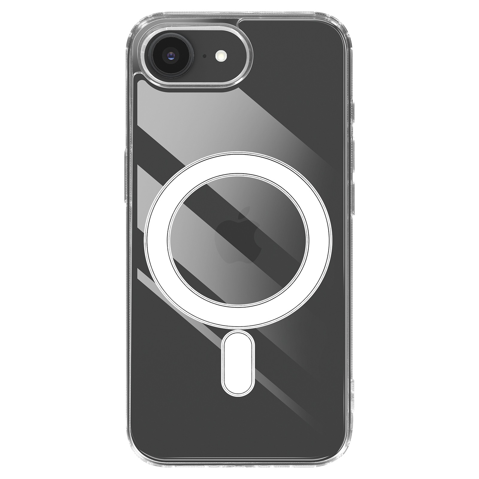 Coque iPhone 17e Avizar de qualité supérieure avec contours renforcés transparents
