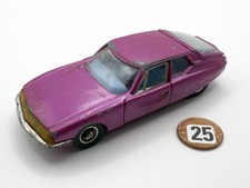 VINTAGE CORGI WHIZZWHEELS # 284 CITROEN SM COUPE DIECAST TOY CAR CERISE 1970