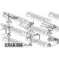 FEBEST Lagerung Achskörper unten für Chrysler Voyager IV RG RS