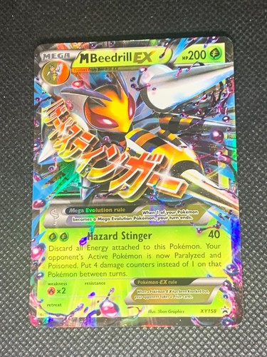 M Beedrill EX XY158 - XY Promo Pokemon Card - MP | eBay