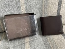 portefeuille ck calvin klein cuir marron leather brown wallet