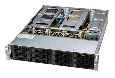Supermicro SYS-620C-TN12R  12x NVMe 2U Server + 2x Intel 4310 CPU + 1x Dual 25Gb