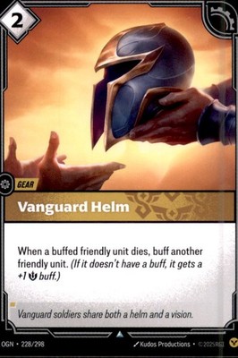 Riftbound OGN228 - Vanguard Helm - Uncommon - Origins