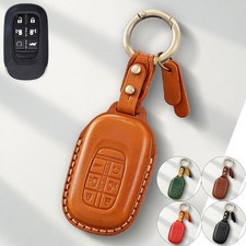 Genuine Leather Car Key Case Cover For Honda Vezel Civic Accord Sport Si Ex Exl Genuine Leather Car Key Case Cover For Honda Vezel Civic Accord Sport Si Ex Exl