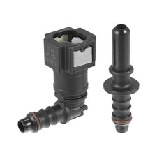 7.89mm SAE à 8mm 90 Degré Carburant Tuyau Rapide Libération Connecteur 2pcs