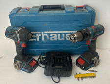 (Wi1) Erbauer Set ECD1-Li-2 Combi Drill, EID18-Li Impact Driver - 18V 2x 2.0AH