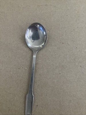 Vintage EASTERN Airlines Soup SPOON ABCO Travel Airplane Cutlery Flight Food
