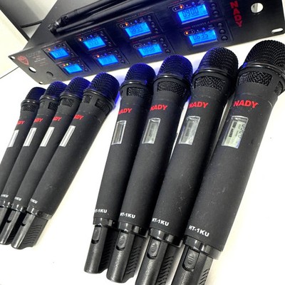 Nady 8W-1KU LT Octo True Diversity 1000-Channel Professional UHF Wireless System