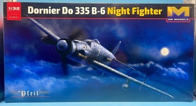 *US/CA STOCK* HK Models 01E021 1/32 Dornier Do 335 B-6 Night Fighter Brand New