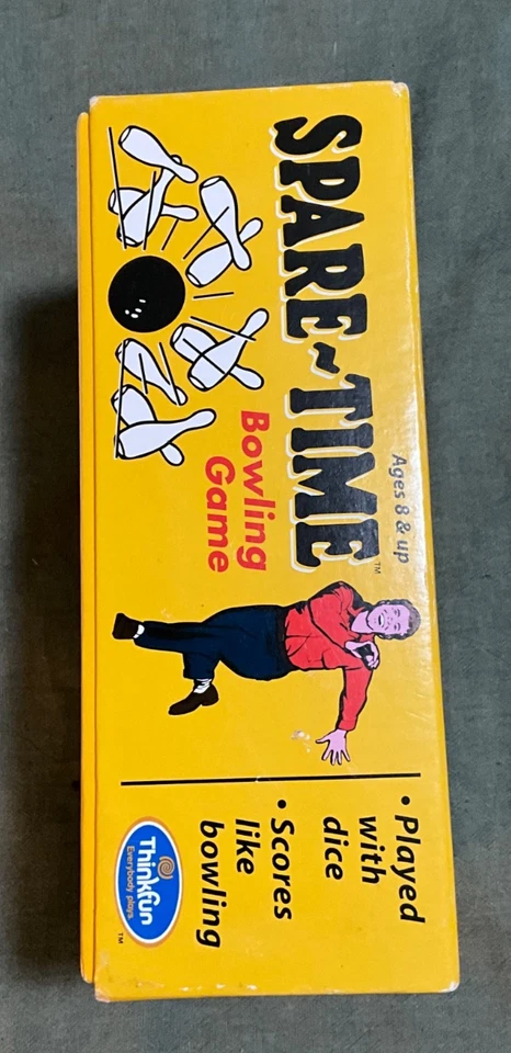RARE Vintage 2003 Spare-Time Bowling Dice Game ~ ThinkFun games ~ 100% Complete - Image 4 of 4