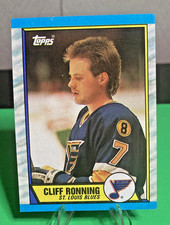 1989-90 Topps #45 Cliff Ronning St. Louis Blues