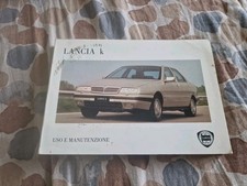 LIBRETTO USO E MANUTENZIONE LANCIA K (stampato Maggio 1995)