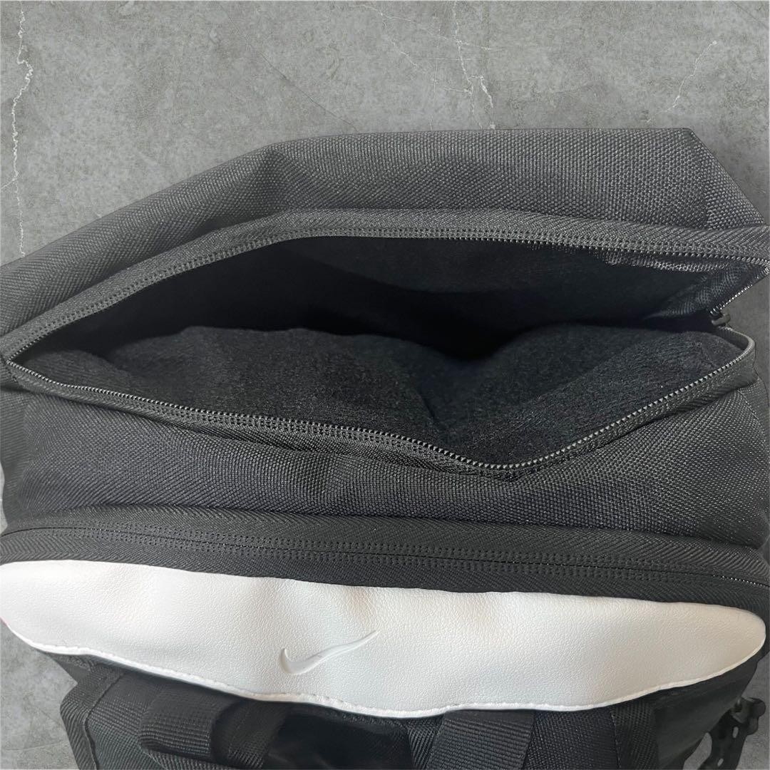 Nike Elite Basketball Backpack Zebra Print Black White Padded Shoulder Straps