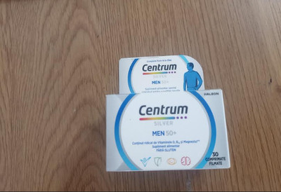 Centrum Silver 50+ für Männer, 60 Tabletten mit Vitaminen, Mineralstoffen