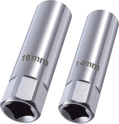 Zündkerzenschlüssel 16mm und 14mm, Zündkerzenstecker, Set, für Auto