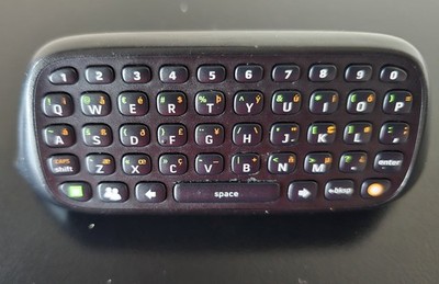 Xbox 360 Wireless Keyboard Live Text Messenger Pad (Black)