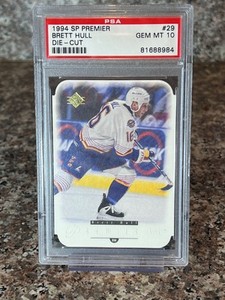 1994 Brett Hull SP Premier PSA 10 Gem Mint Die-Cut SP St. Louis Blues
