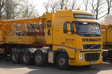 LKW Foto Volvo Schwerlast Zugmaschine Deutschland gelb WIESBAUER SCHWERT #m3yl