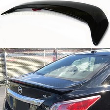 For 2013-2015 Nissan Altima 4dr Factory Style Spoiler Wing Wled Kh3 Super Black For 2013-2015 Nissan Altima 4dr Factory Style Spoiler Wing Wled Kh3 Super Black
