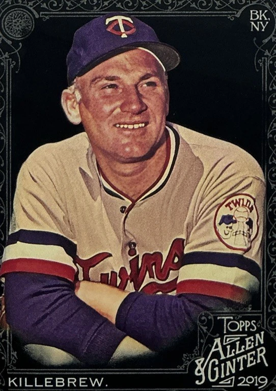 Harmon Killebrew PSA 10-2019 Topps Allen & Ginter X Portrait -Twins Legend, Salón de la fama Foto 4 de 4