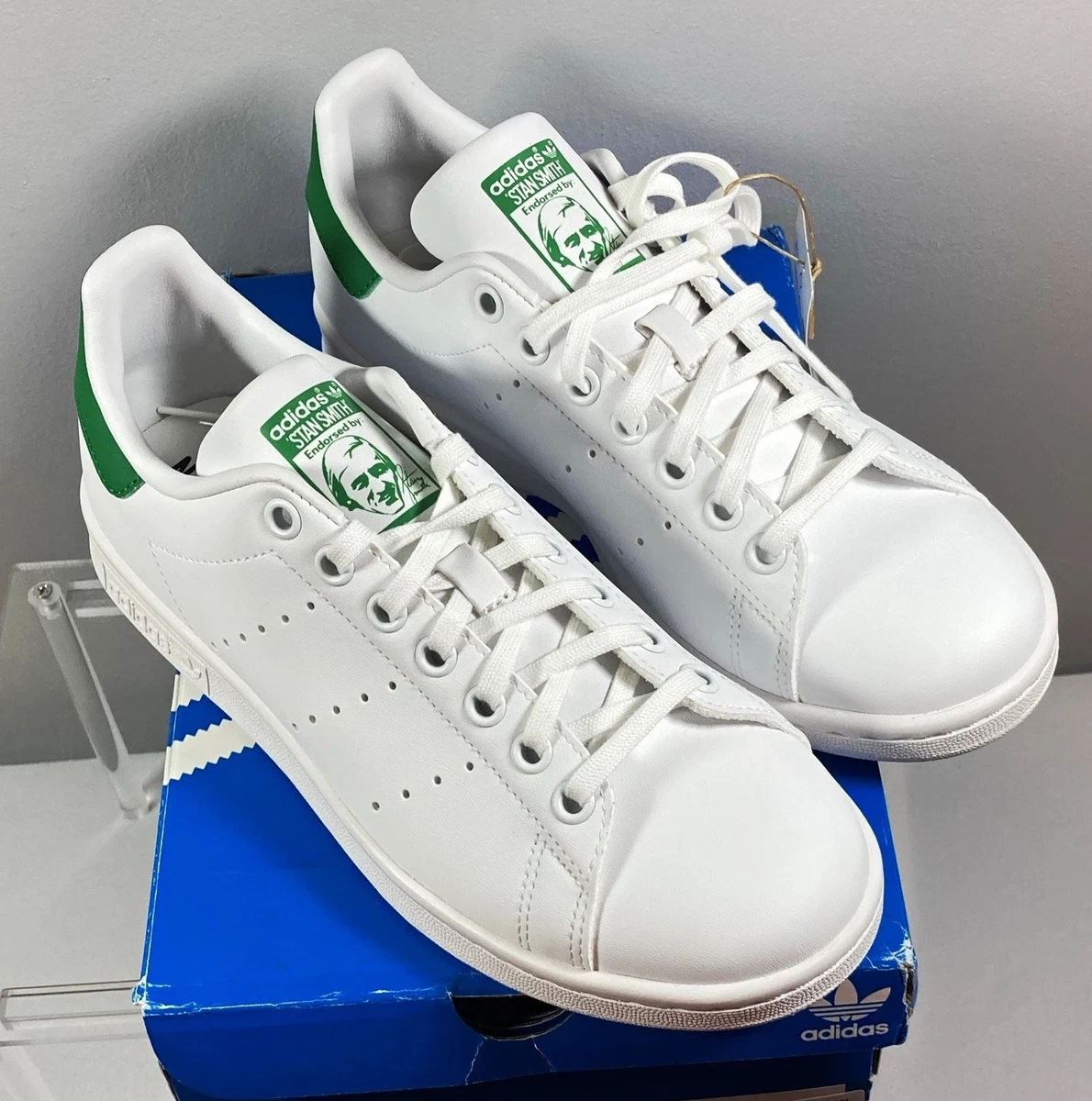 Adidas Stan Smith White Solar Green for sale | eBay